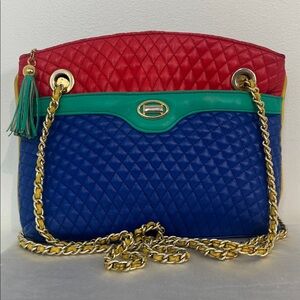 Roberto Design Vintage Tricolour Handbag